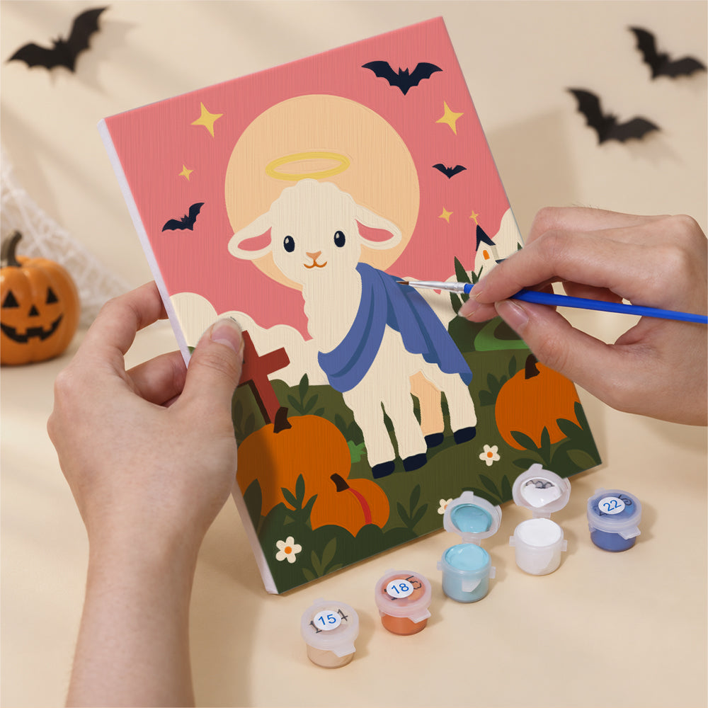 Faith and Halloween mini paint by numbers – image 5