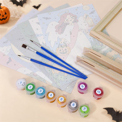 Faith and Halloween mini paint by numbers – image 11