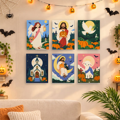 Faith and Halloween mini paint by numbers – image 17