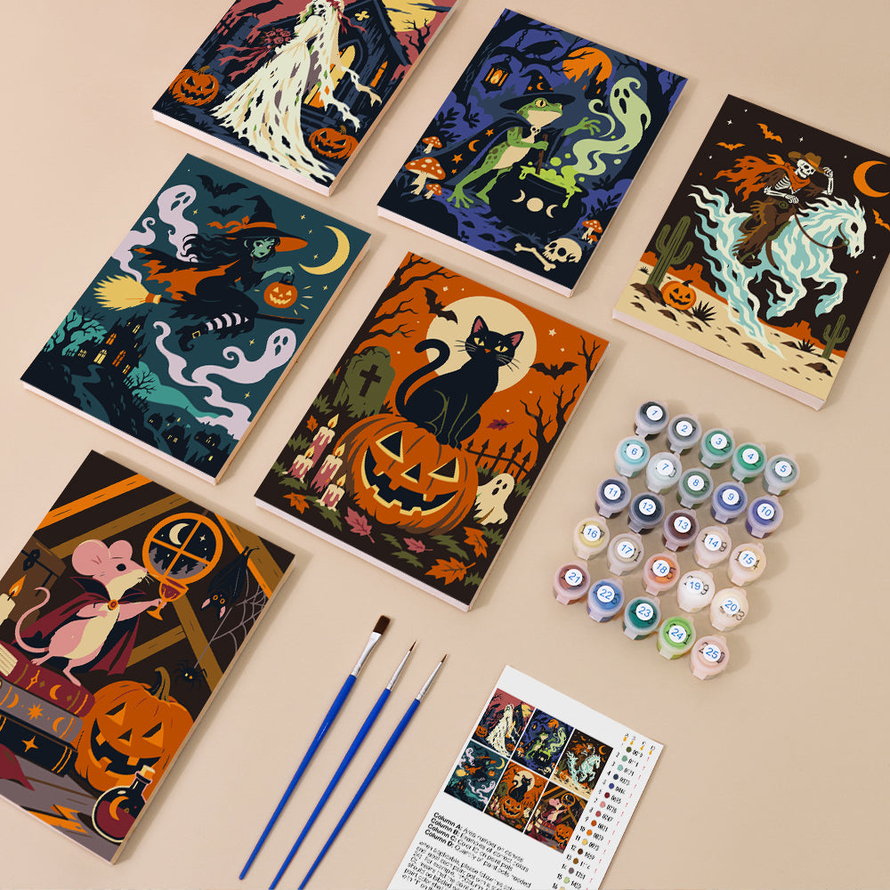 Dark Fantasy Halloween mini paint by numbers – image 1