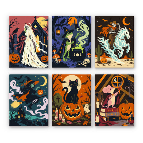 Dark Fantasy Halloween mini paint by numbers – image 7