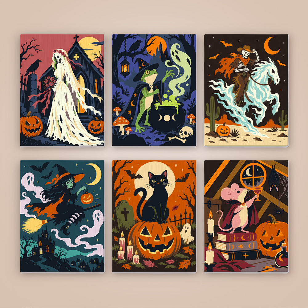 Dark Fantasy Halloween mini paint by numbers – image 8