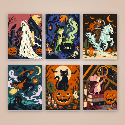 Dark Fantasy Halloween mini paint by numbers – image 8
