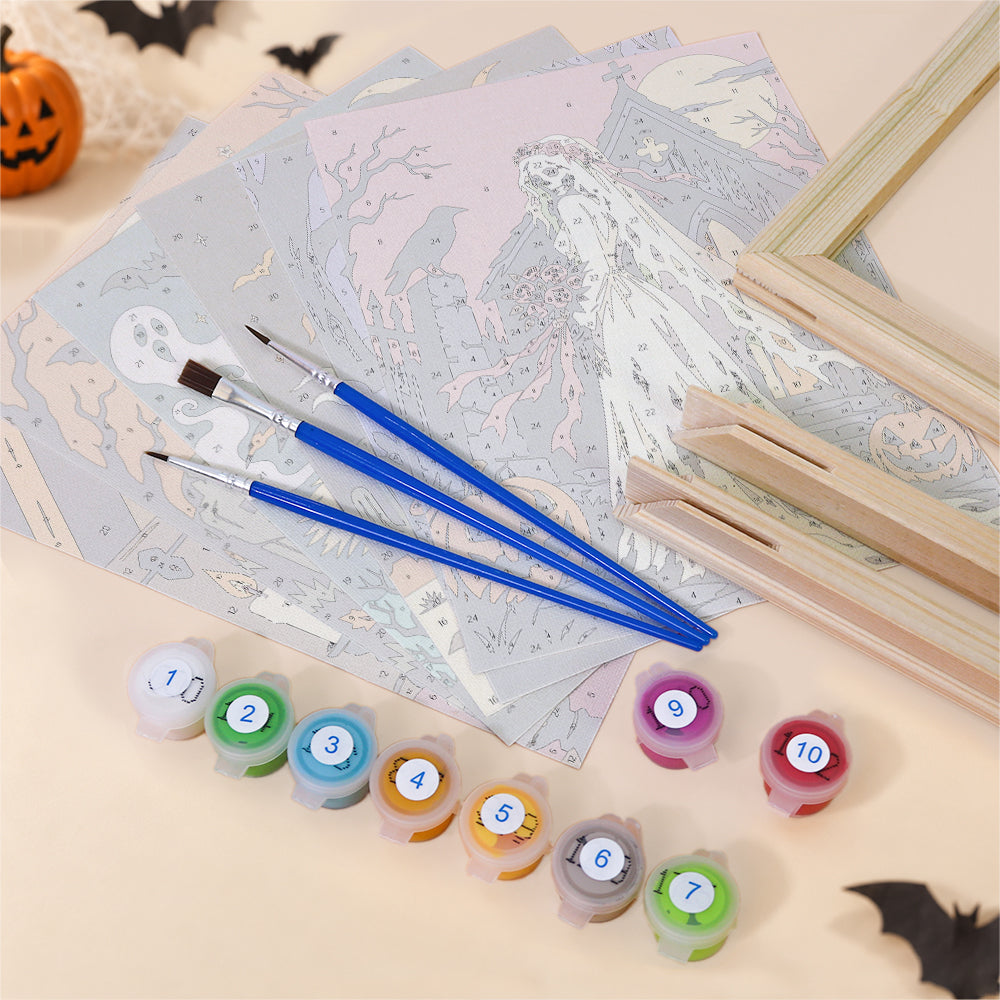 Dark Fantasy Halloween mini paint by numbers – image 11