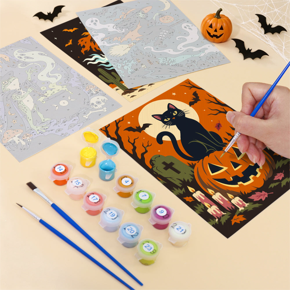 Dark Fantasy Halloween mini paint by numbers – image 12