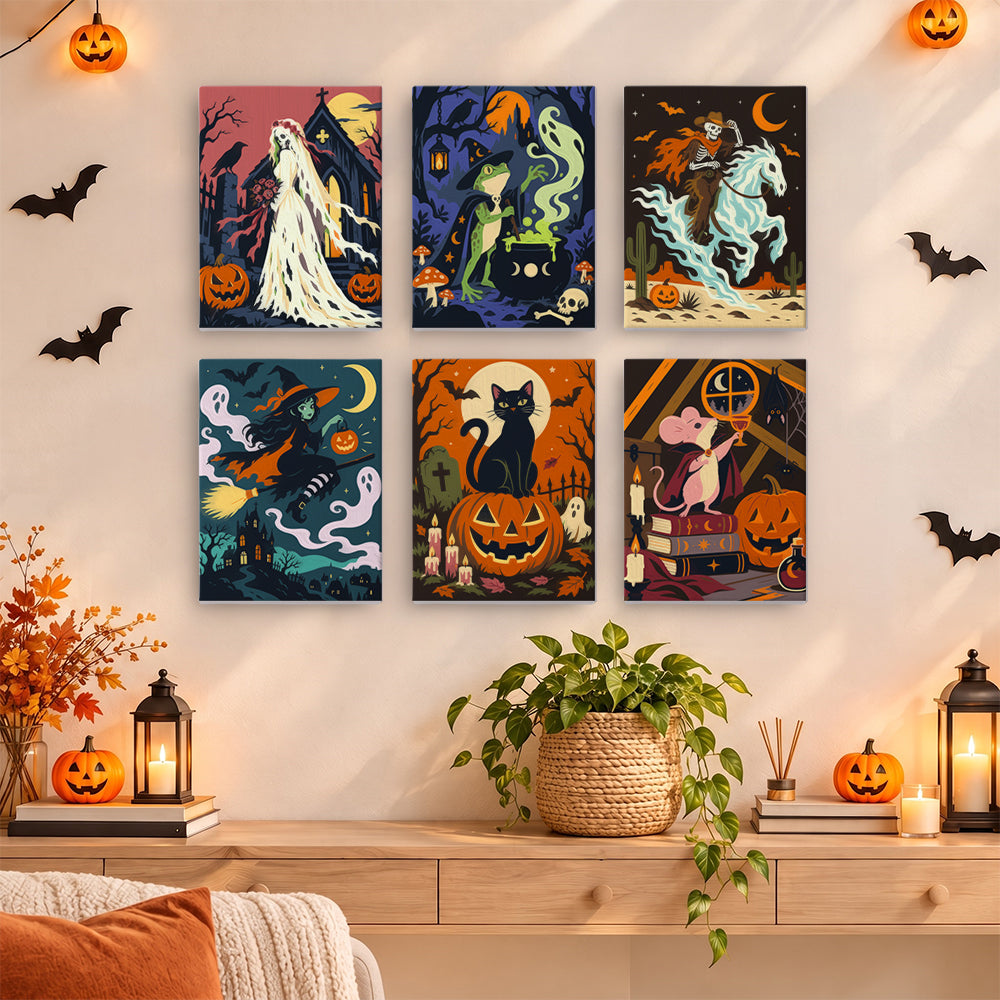 Dark Fantasy Halloween mini paint by numbers – image 14
