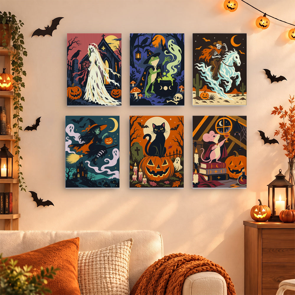 Dark Fantasy Halloween mini paint by numbers – image 15