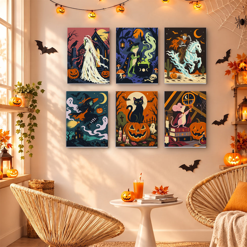 Dark Fantasy Halloween mini paint by numbers – image 16