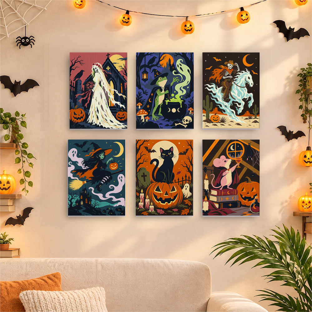 Dark Fantasy Halloween mini paint by numbers – image 17