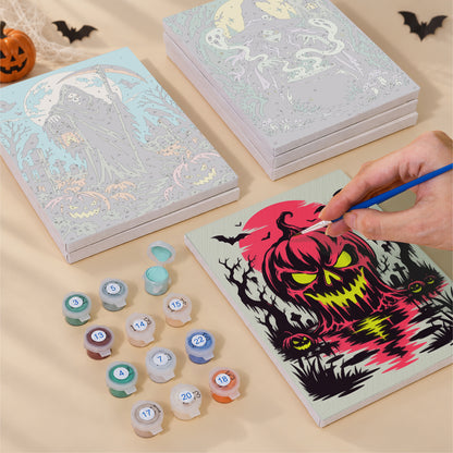 Horror Halloween Night mini paint by numbers – image 4