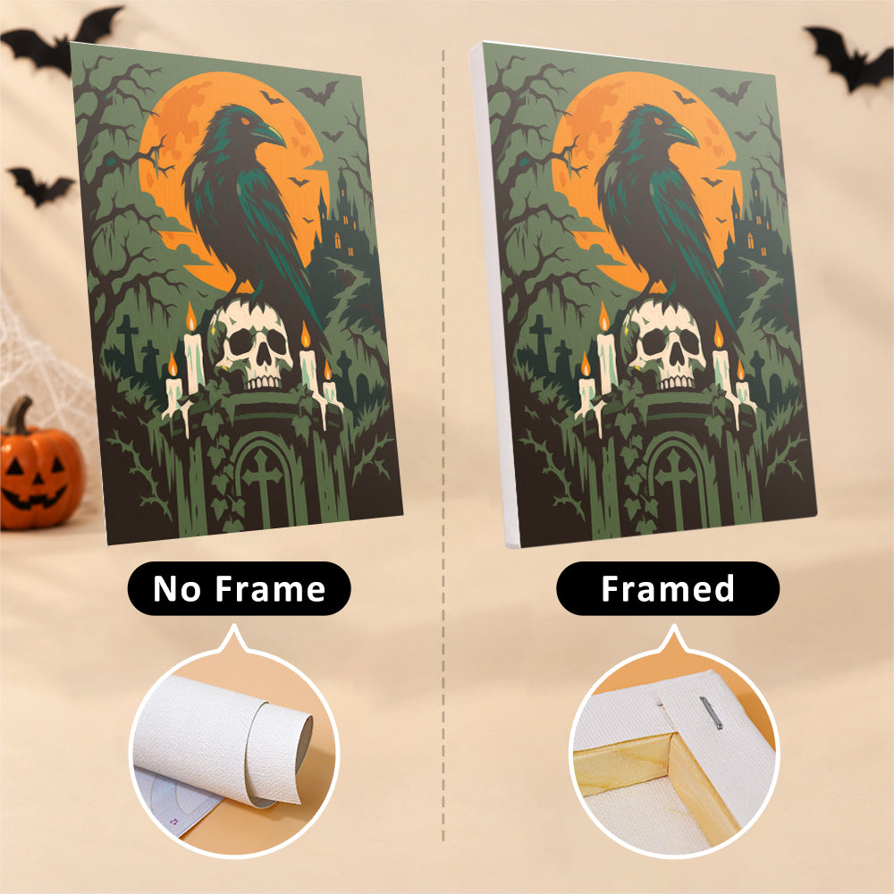 Horror Halloween Night mini paint by numbers – image 13