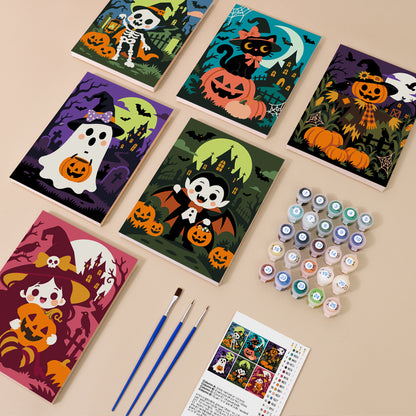 Cute Classic Halloween mini paint by numbers – image 1