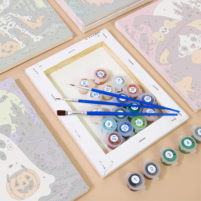 Cute Classic Halloween mini paint by numbers – image 2