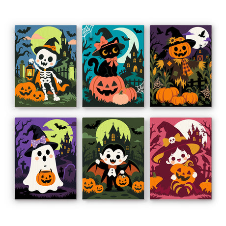 Cute Classic Halloween mini paint by numbers – image 7