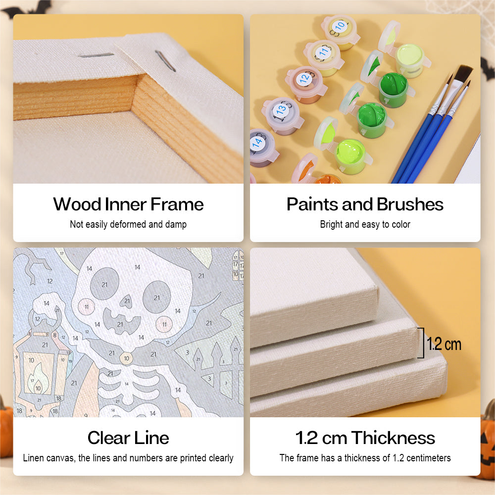 Cute Classic Halloween mini paint by numbers – image 9