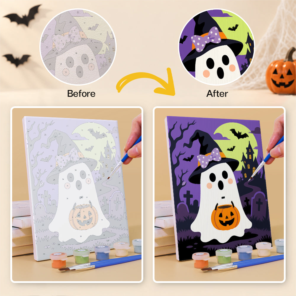 Cute Classic Halloween mini paint by numbers – image 10