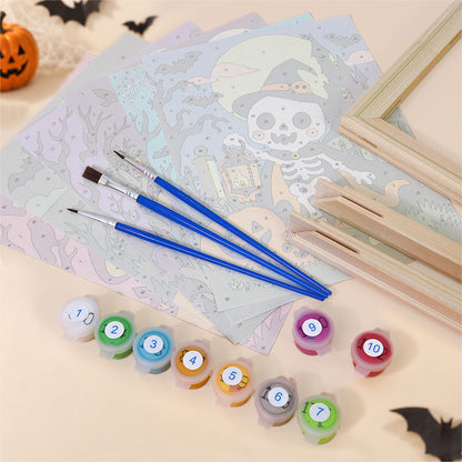 Cute Classic Halloween mini paint by numbers – image 11