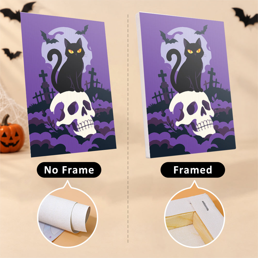 Skeleton Hand and Rose Moon mini paint by numbers – image 13