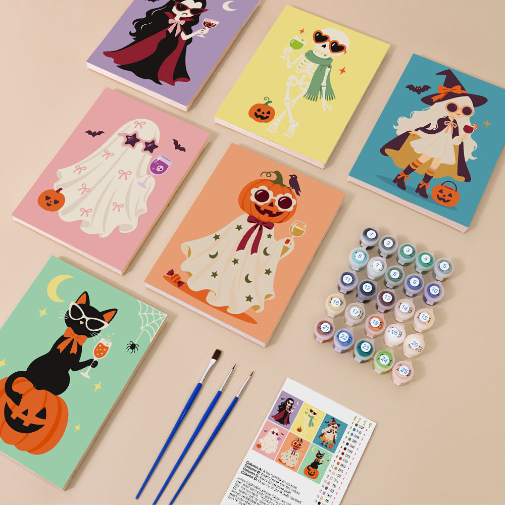 Chic Halloween Party mini paint by numbers – image 1