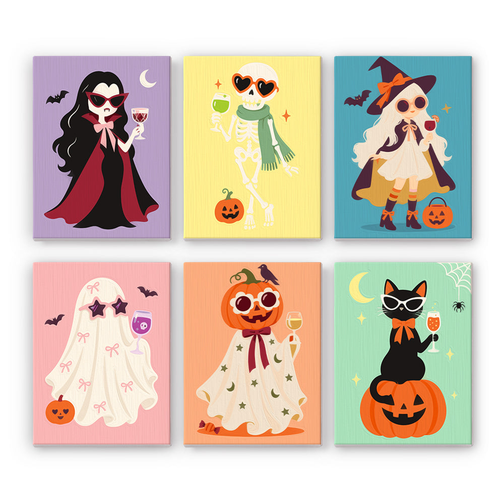Chic Halloween Party mini paint by numbers – image 7