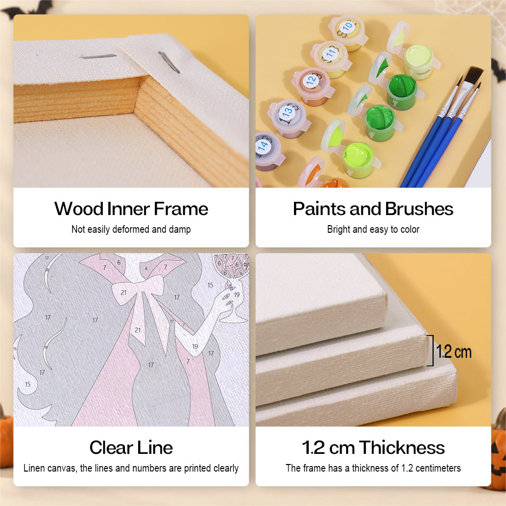 Chic Halloween Party mini paint by numbers – image 9