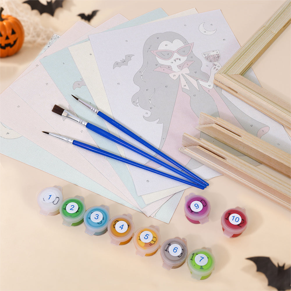Chic Halloween Party mini paint by numbers – image 11