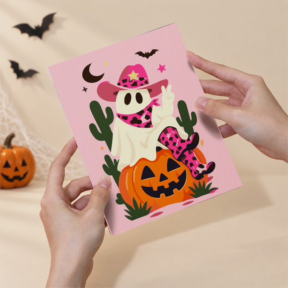 Guitar Ghost and Pink Pickup mini paint by numbers – image 6