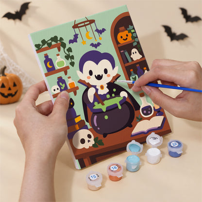 Cozy Halloween Workshop mini paint by numbers – image 5