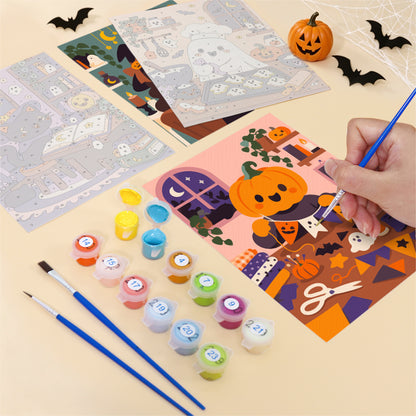 Cozy Halloween Workshop mini paint by numbers – image 12