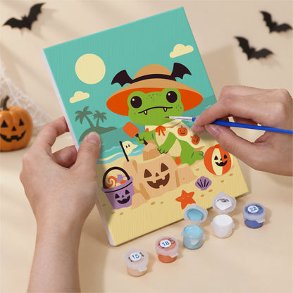 Pirate Frog Beach Holiday mini paint by numbers – image 5