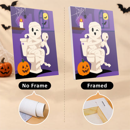 Funny Bathroom Ghosts mini paint by numbers – image 13