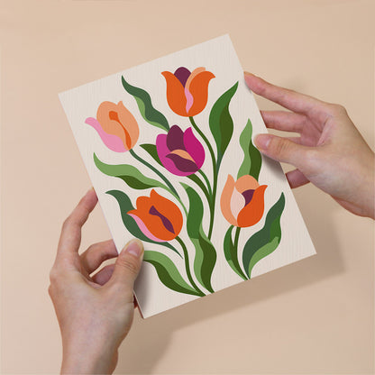 Modern Botanical Flowers mini paint by numbers – image 6