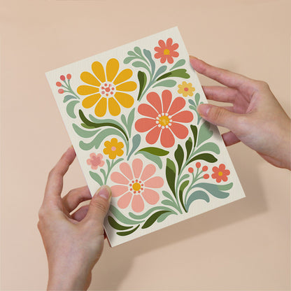 Pastel Folk Floral mini paint by numbers – image 6