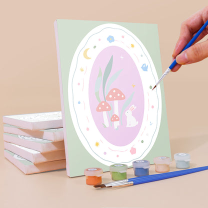 Whimsical Pastel Vignettes mini paint by numbers – image 3