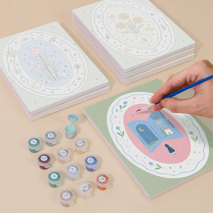 Whimsical Pastel Vignettes mini paint by numbers – image 4