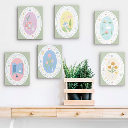 Whimsical Pastel Vignettes mini paint by numbers – image 15