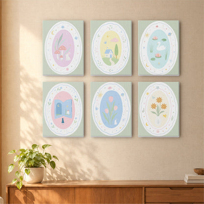 Whimsical Pastel Vignettes mini paint by numbers – image 16