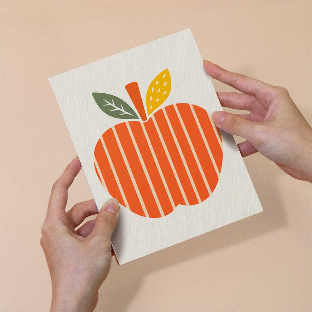 Colorful Patterned Apples mini paint by numbers – image 6