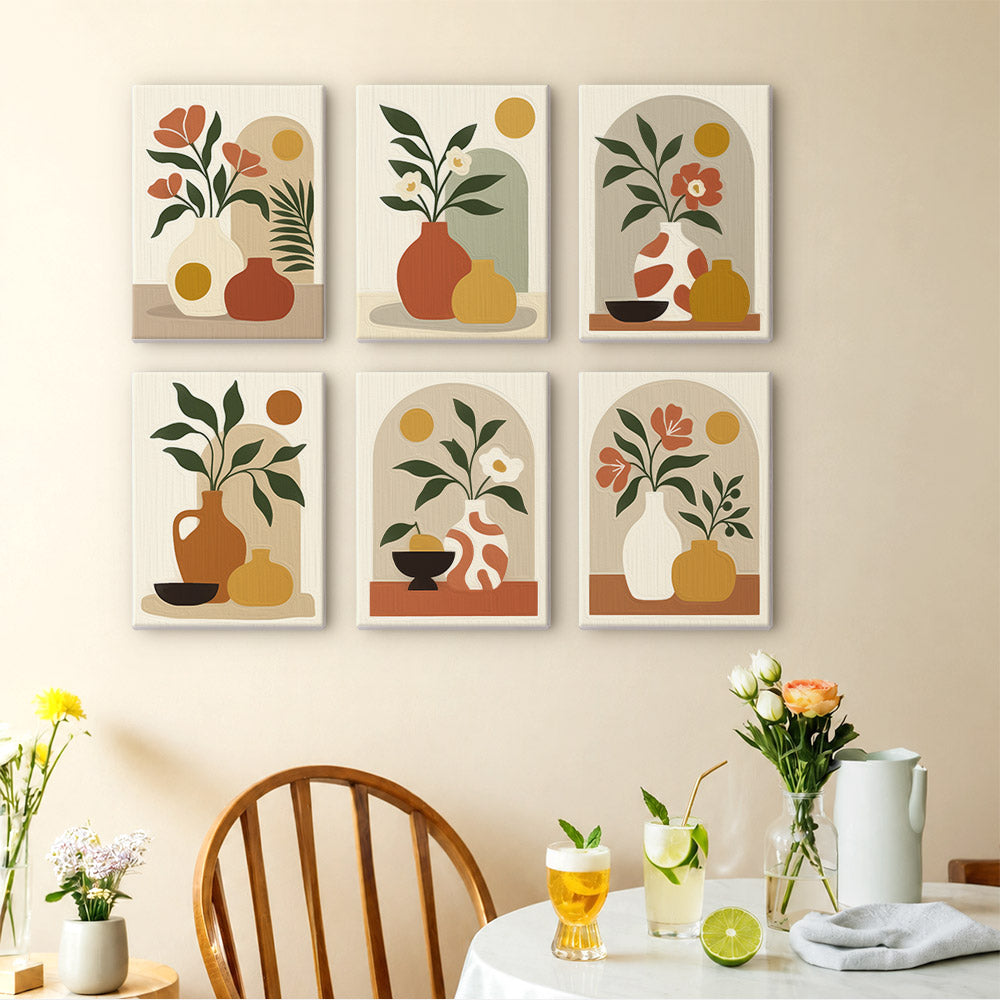 Earthy Ceramic Still Life mini paint by numbers – image 14