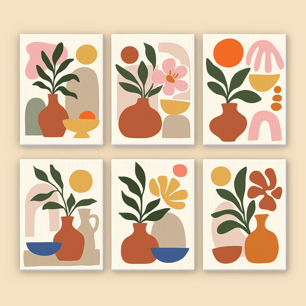 Terracotta Vase Abstracts mini paint by numbers – image 8