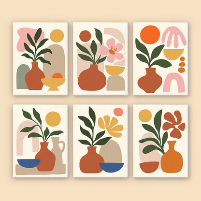 Terracotta Vase Abstracts mini paint by numbers – image 8