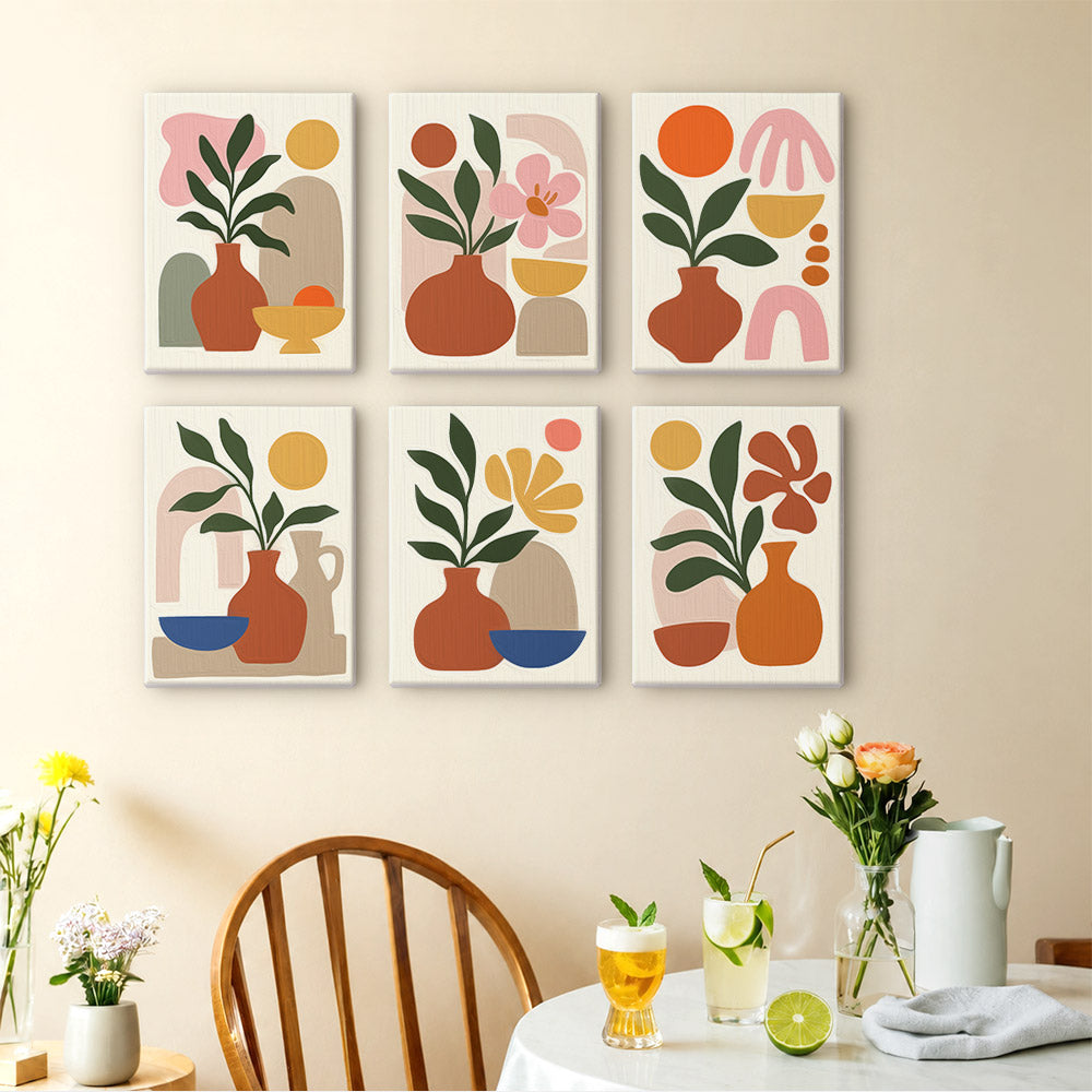Terracotta Vase Abstracts mini paint by numbers – image 14