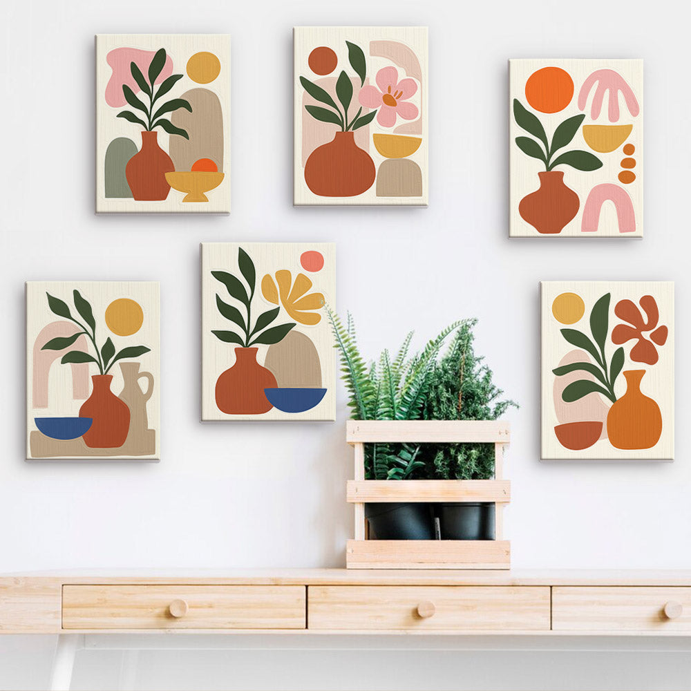 Terracotta Vase Abstracts mini paint by numbers – image 15