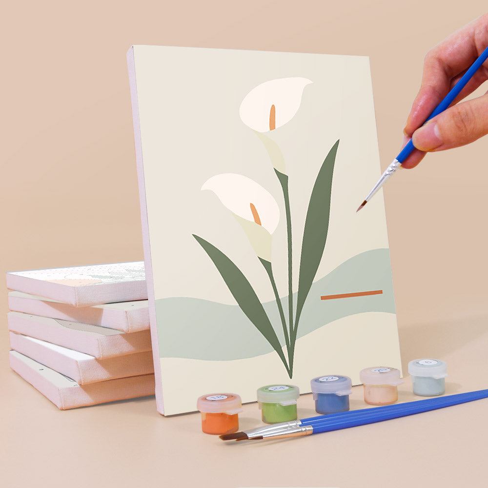 Muted Botanical Studies mini paint by numbers – image 3