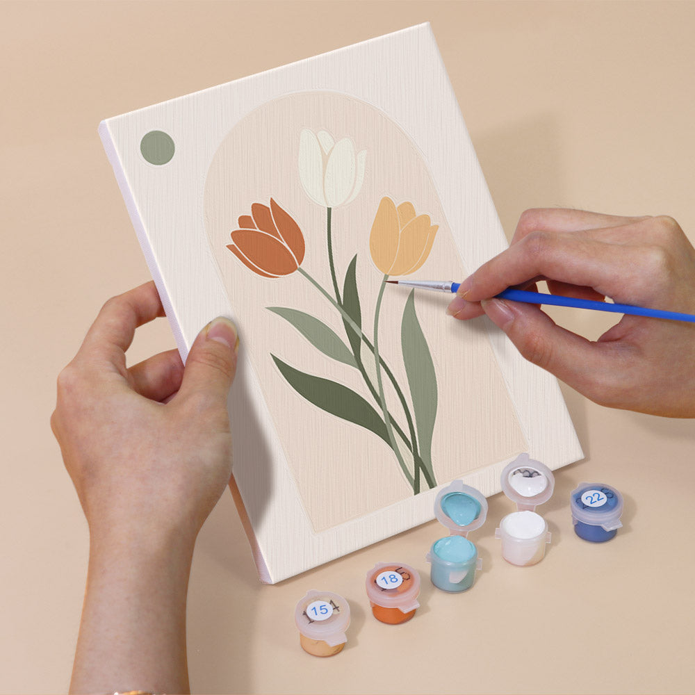 Muted Botanical Studies mini paint by numbers – image 5