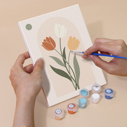 Muted Botanical Studies mini paint by numbers – image 5