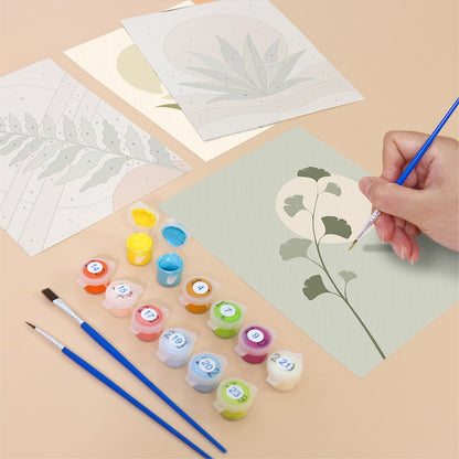 Muted Botanical Studies mini paint by numbers – image 12