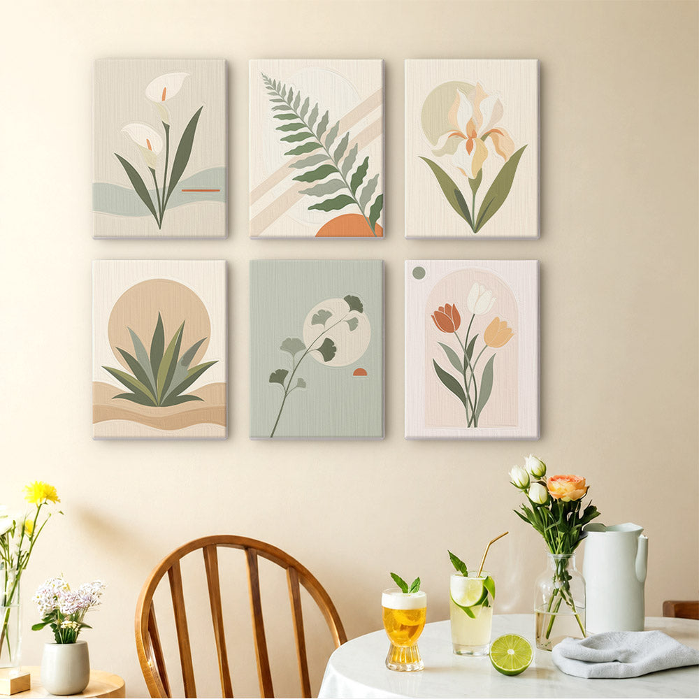Muted Botanical Studies mini paint by numbers – image 14