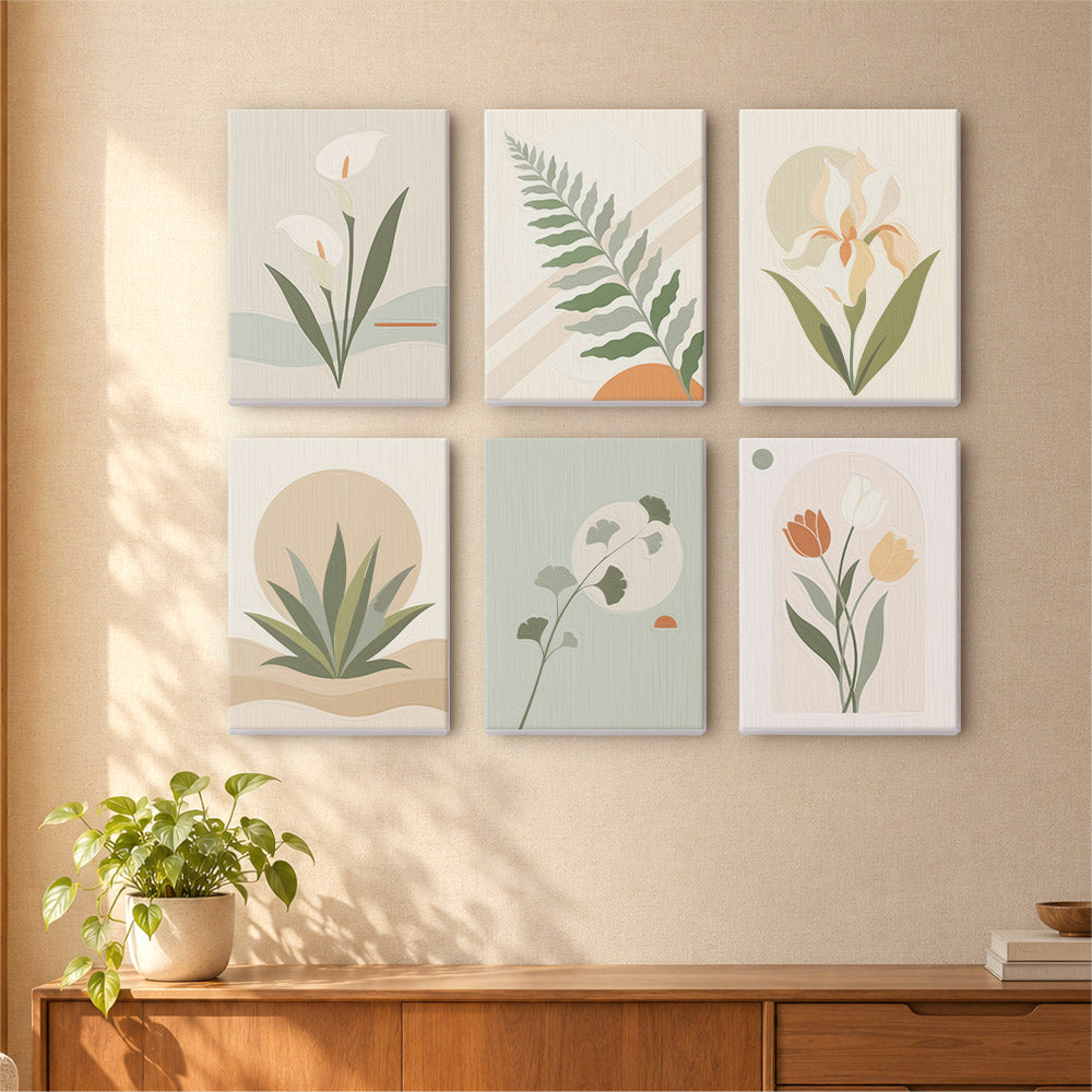 Muted Botanical Studies mini paint by numbers – image 16
