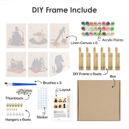 Tiny People and Objects mini paint by numbers – image 18